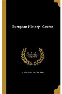 European History--Course