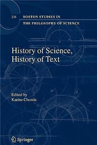 History of Science, History of Text