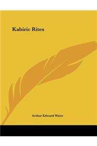 Kabiric Rites