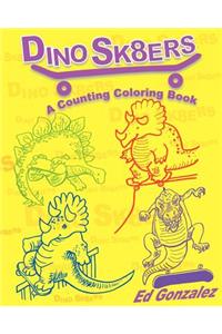 DinoSk8ers a Counting Coloring book