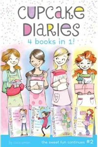 Cupcake Diaries 4 Books in 1! #2: Katie, Batter Up!; Mia's Baker's Dozen; Emma All Stirred Up!; Alexis Cool as a Cupcake