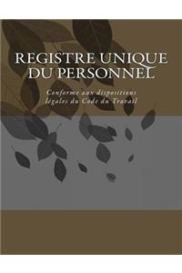 Registre unique du personnel