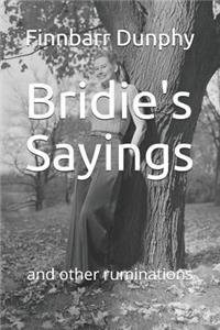 Bridie's Sayings