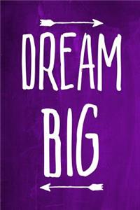Chalkboard Journal - Dream Big (Purple)
