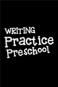 Writing Practice Preschool
