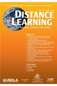 Distance Learning - Volume 15 Issue 2 2018