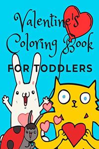 Valentine's Coloring Book For Toddlers