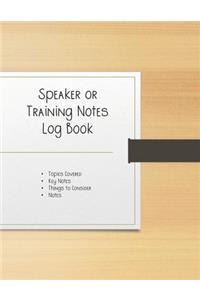 Taking Notes