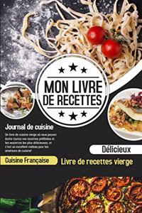 Mon livre de recettes