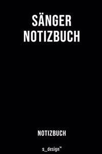 Notizbuch für Sänger