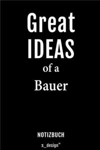 Notizbuch für Bauer