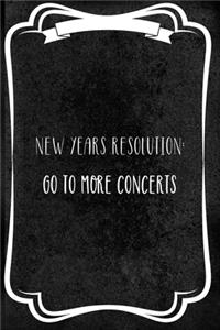 New Year Resolution