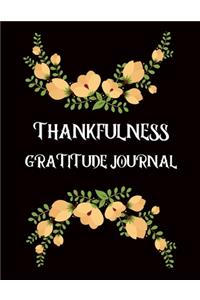 Thankfulness gratitude journal
