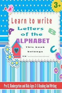 Learn to Write Letters of the Alphabet