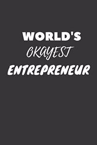 World's Okayest Entrepreneur Notebook