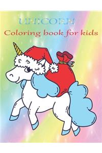 Unicorn coloring book for kids
