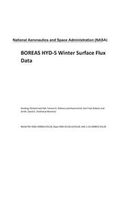 Boreas Hyd-5 Winter Surface Flux Data