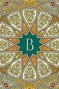 Monogram B Any Day Planner Notebook