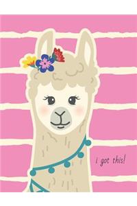 No Prob Llama Pink 2019 Planner
