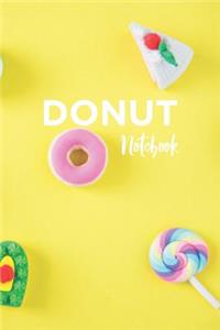 Fun Donut Composition Notebook Blank Lined Journal