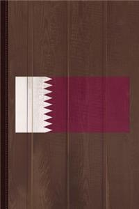 Qatar Flag Journal Notebook