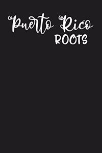 Puerto Rico Roots: State of Puerto Rico College Ruled 6"x9" 120 Page Lined Notebook