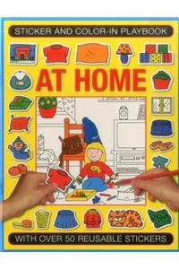 Sticker and Colour-in Playbook: at Home