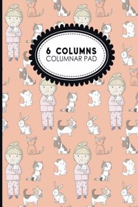 6 Columns Columnar Pad