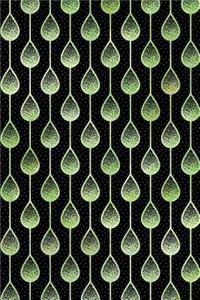 Journal Notebook Teardrops Pattern 4