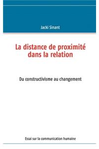 La distance de proximité dans la relation