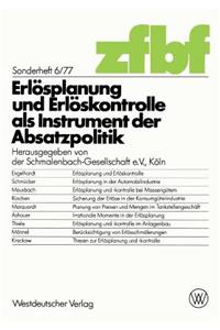 Erlösplanung und Erlöskontrolle als Instrument der Absatzpolitik