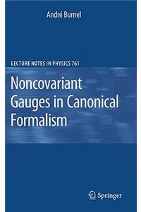 Noncovariant Gauges in Canonical Formalism