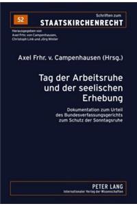 Tag Der Arbeitsruhe Und Der Seelischen Erhebung