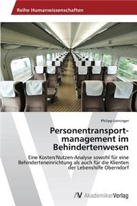 Personentransport-management im Behindertenwesen