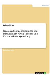 Neuromarketing. Erkenntnisse und Implikationen für die Produkt- und Kommunikationsgestaltung