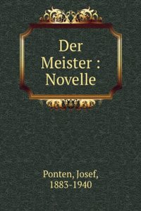 Der Meister: Novelle (German Edition)