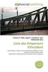 Liste Des Empereurs D'Occident