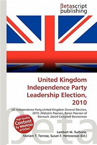 United Kingdom Independence Party Leadership Election, 2010