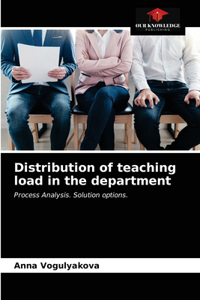 Distribution of teaching load in the department