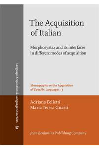 The  Acquisition of Italian
