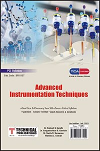 Advanced Instrumentation Techniques - for B. PHARMACY PCI SYLLABUS - 17 ( SEM VIII - BP811ET)