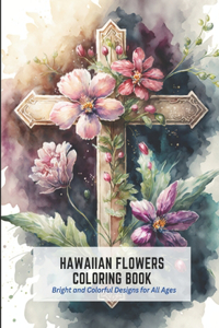 Hawaiian Flowers Coloring Book