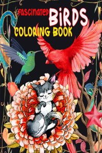 Fascinated Brids Coloring Book