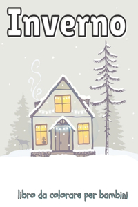 Inverno libro da colorare per bambini