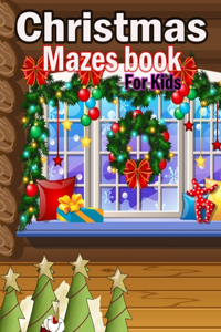 Christmas Mazes book for kids