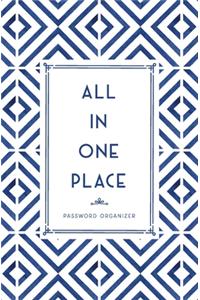 All In One Place Password Organizer