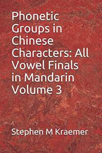 Phonetic Groups in Chinese Characters