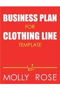 Business Plan For Clothing Line Template