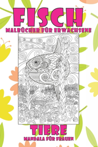 Malbücher für Erwachsene - Mandala für Frauen - Tiere - Fisch