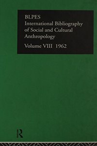 Ibss: Anthropology: 1962 Vol 8